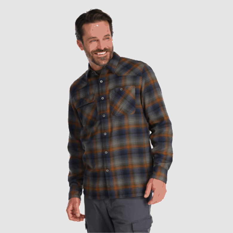 Outdoor Research Herren Feedback Flanellhemd Lodenkaro