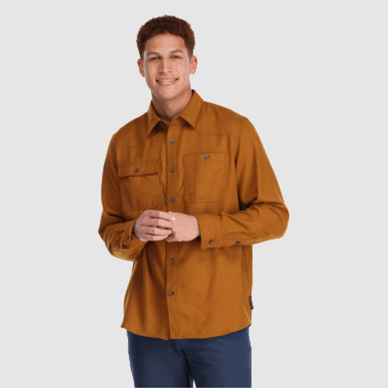Outdoor Research Herren Feedback Flanellhemd Sattel
