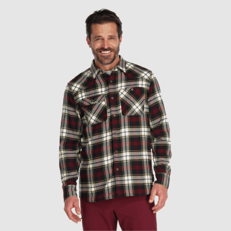 Outdoor Research Herren Feedback Flanellhemd Kalamata Kariert