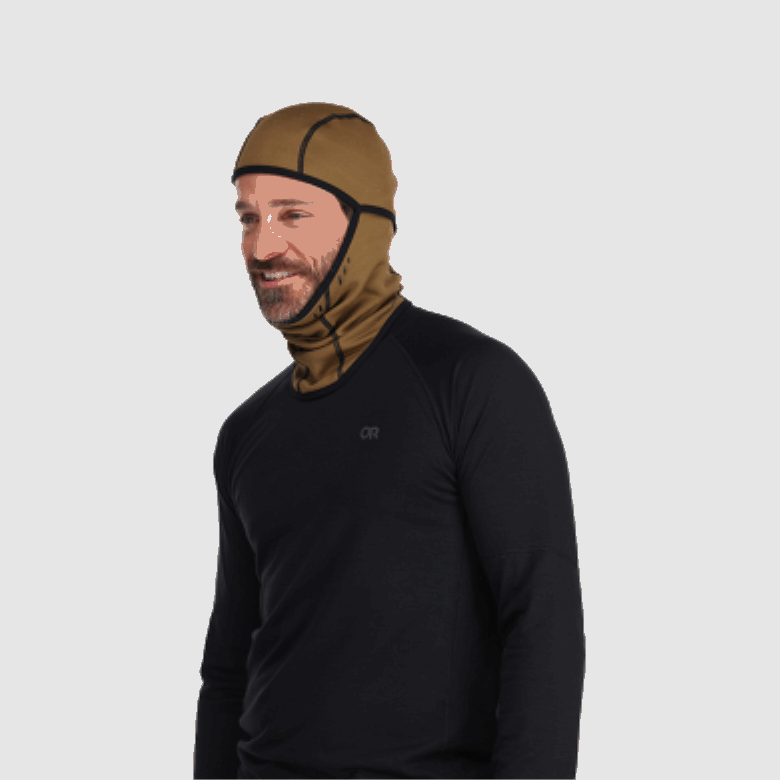Outdoor Research Alpenfleece Sturmhaube Schwarz