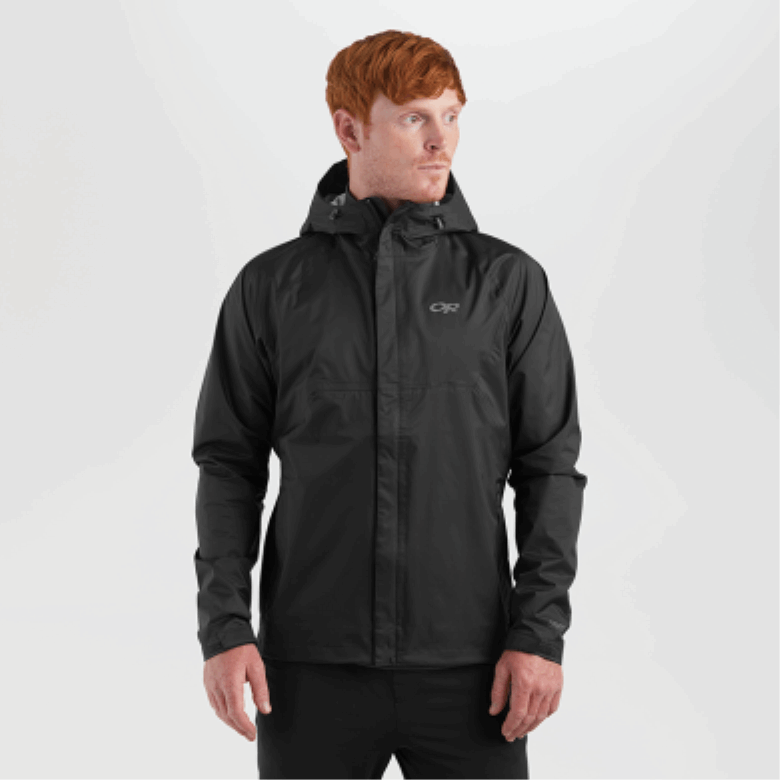 Outdoor Research Apollo Regenjacke Für Herren Schwarz