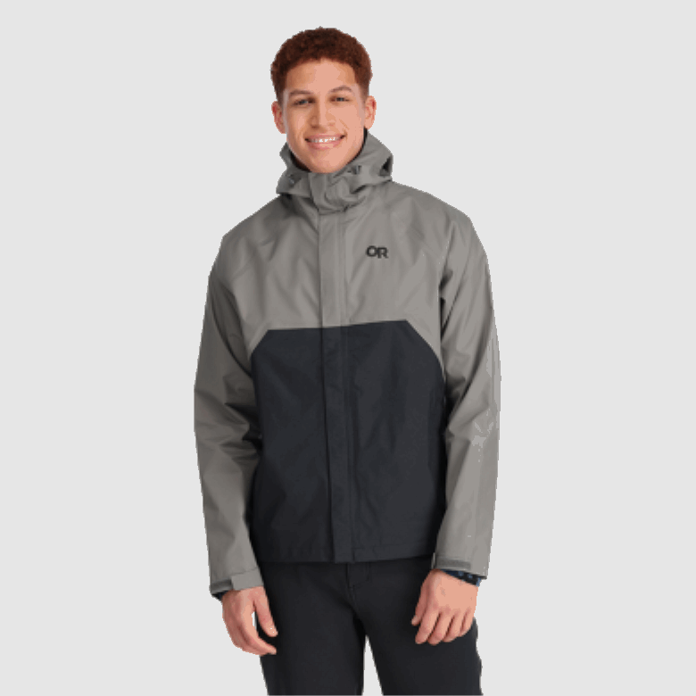 Outdoor Research Apollo Regenjacke Für Herren Schwarz/zinn