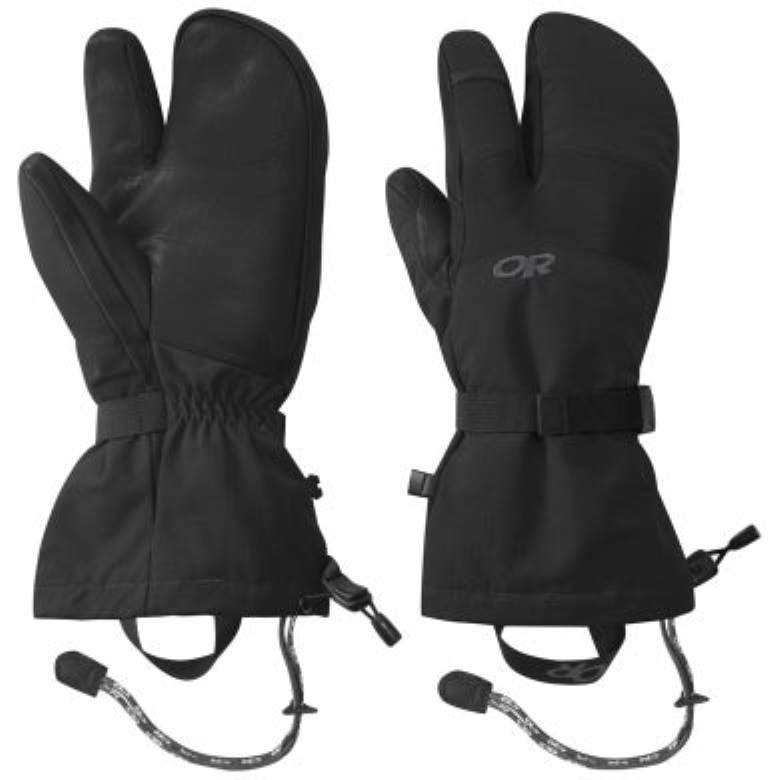 Outdoor Research Herren Highcamp 3-Finger-Handschuh Schwarz