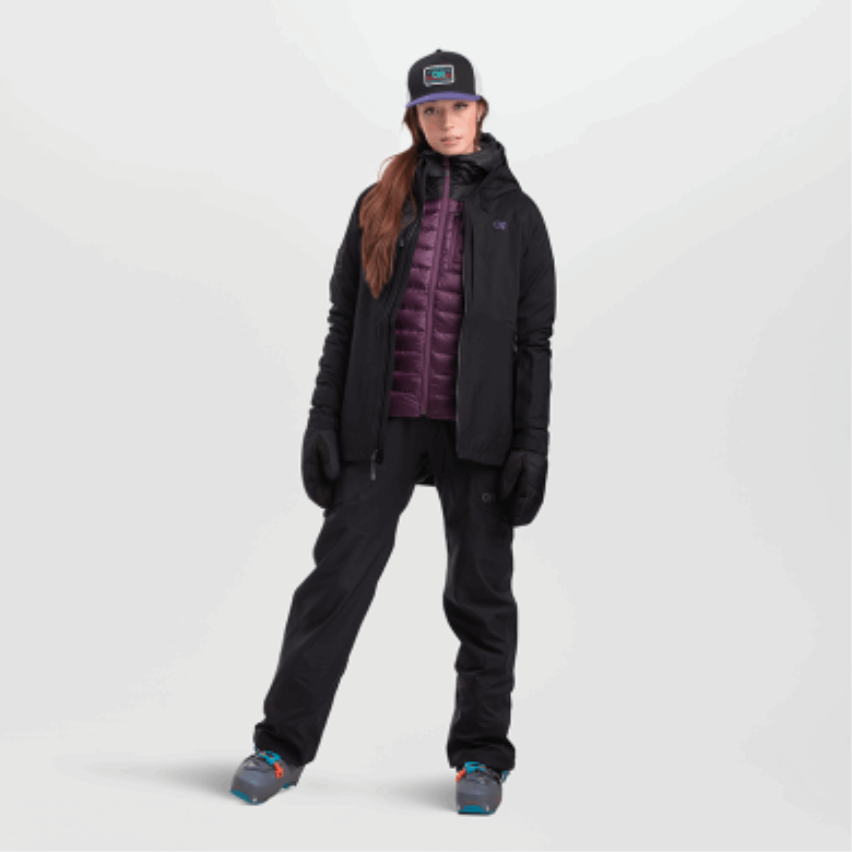 Outdoor Research Damenjacke Carbid Schwarz