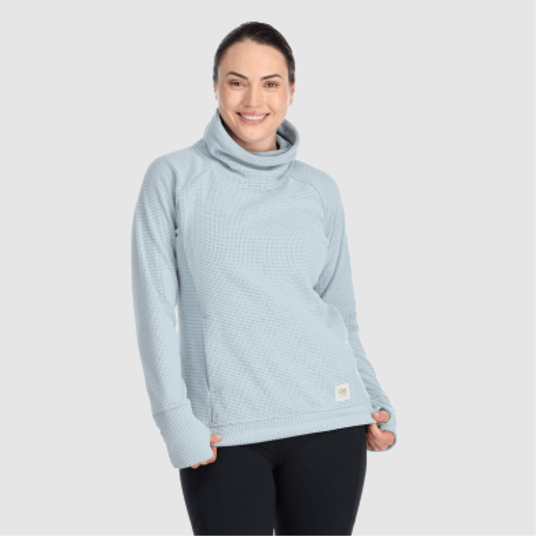 Outdoor Research Damen-Trail-Mix-Cowl-Pullover Arctic