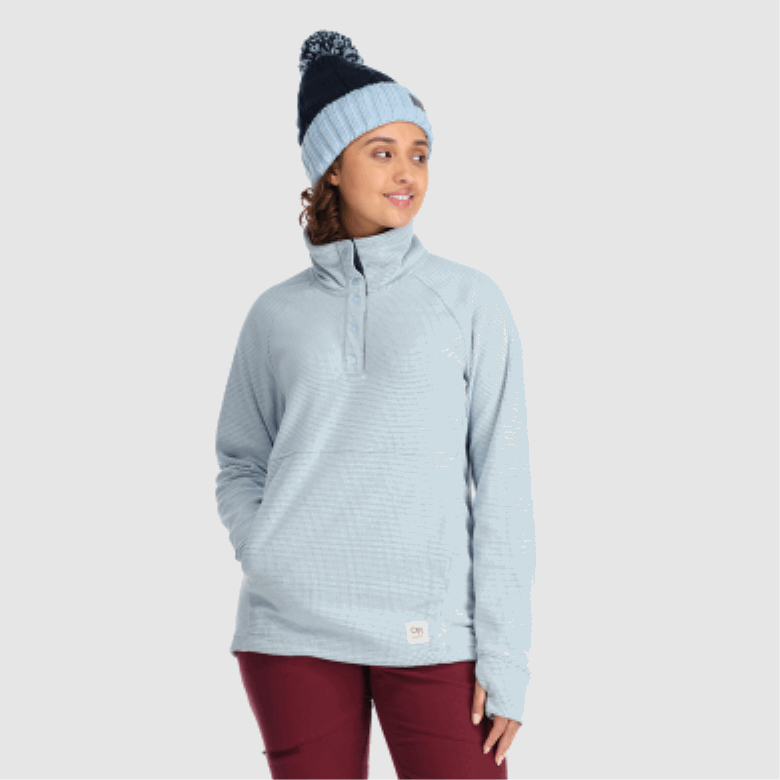 Outdoor Research Damen-Trail-Mix-Snap-Pullover Arctic
