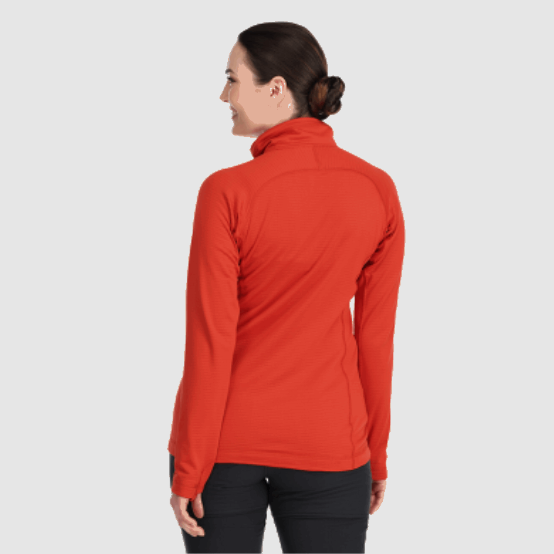 Outdoor Research Vigor Quarter Zip Cranberry Für Damen