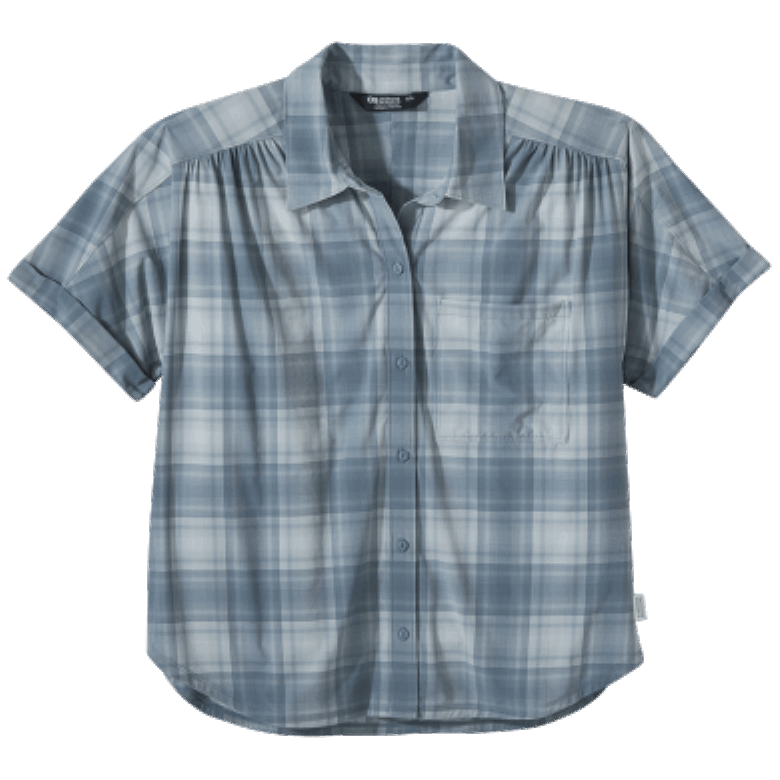 Outdoor Research Astroman S/s Sun Shirt Nimbus Kariert Für Damen