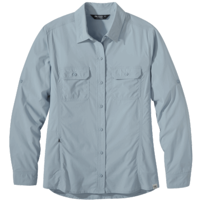 Outdoor Research Damen Way Station Langarmshirt Arctic