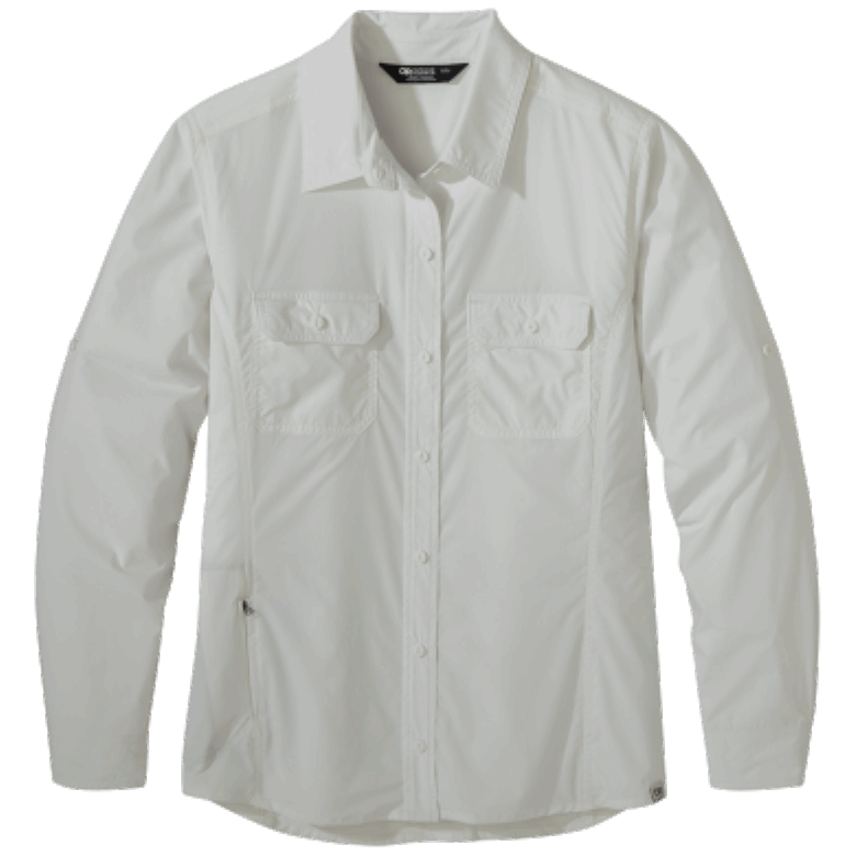 Outdoor Research Damen Way Station Langarmshirt Snow