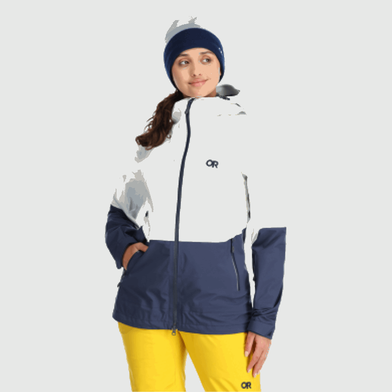 Outdoor Research Damenjacke Carbide-Plus Snow/Marineblau