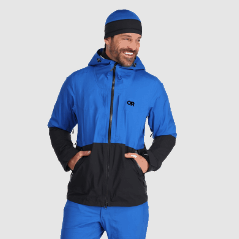 Outdoor Research Herrenjacke Carbid Classic Blau/schwarz