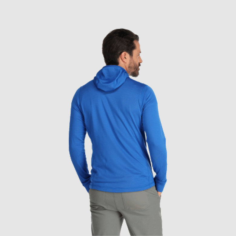 Outdoor Research Vigor Hoodie Mit Durchgehendem Reißverschluss Für Herren In Klassischem Blau