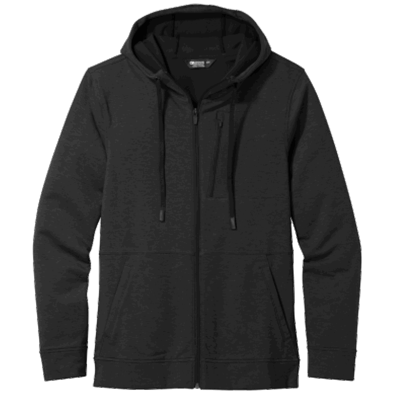 Outdoor Research Emersion Fleece-Hoodie Für Herren Schwarz Meliert