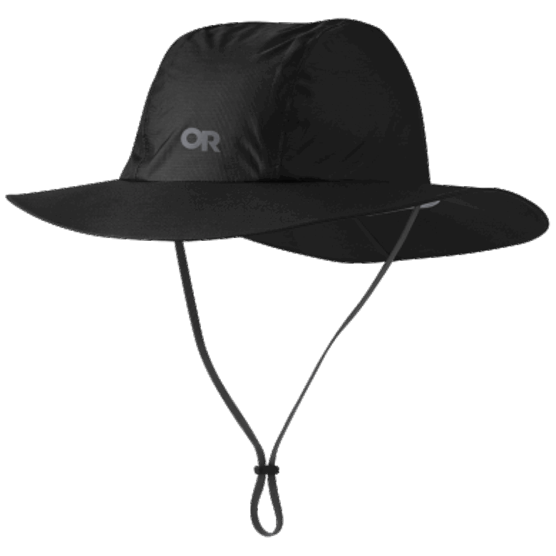 Outdoor Research Helium Rain Vollkrempenhut Schwarz