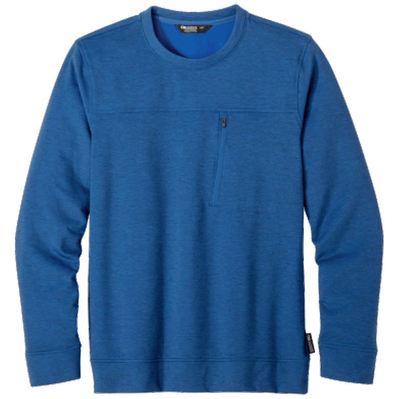 Outdoor Research Herren Emersion Fleece Crew Classic Blue Heather