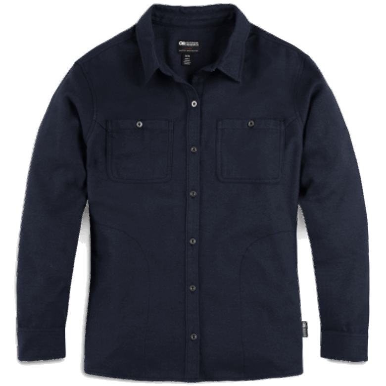 Outdoor Research Damen-Feedback-Flanellhemd Marineblau