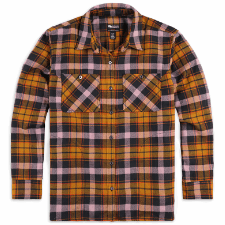 Outdoor Research Damen Feedback Flanellhemd Tapenade Kariert