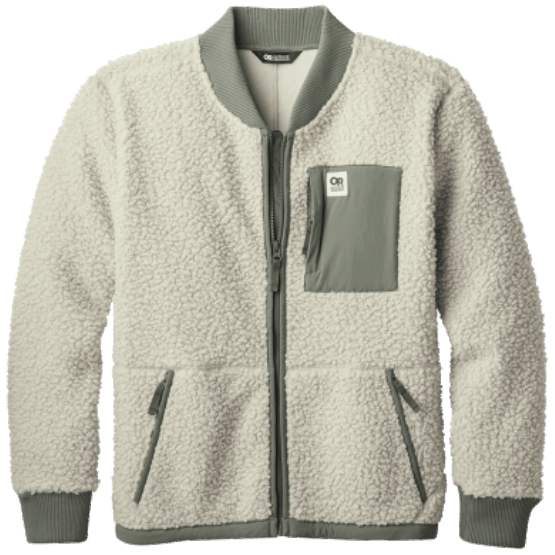 Outdoor Research Damen Juneau Sherpa-Fleecejacke Fog