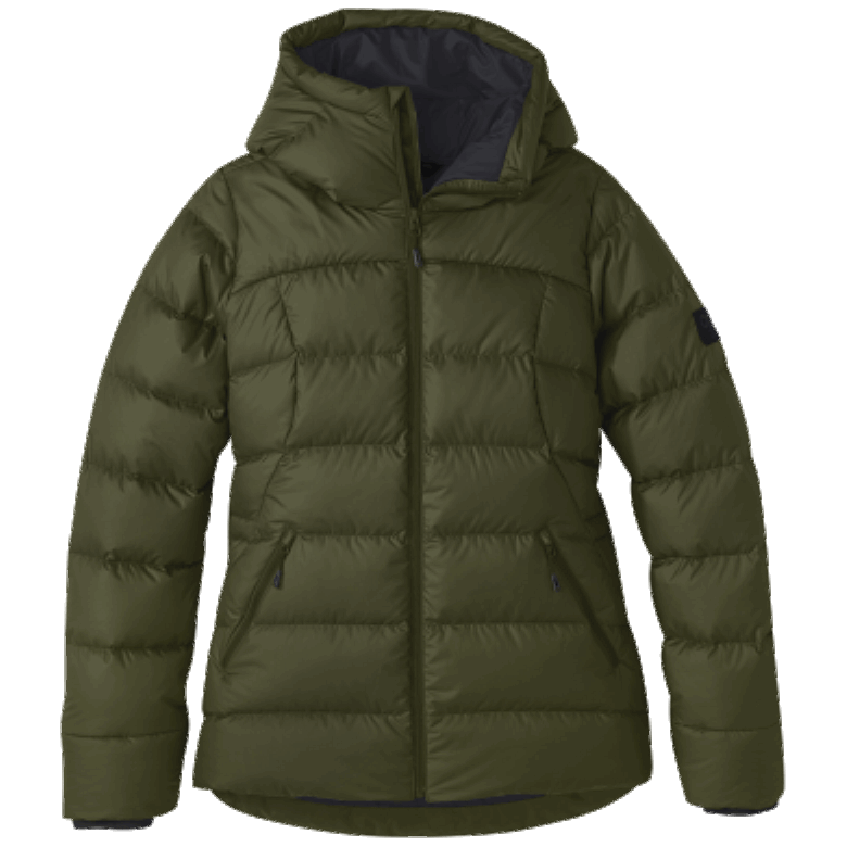 Outdoor Research Damen Coldfront Daunen Hoodie Loden