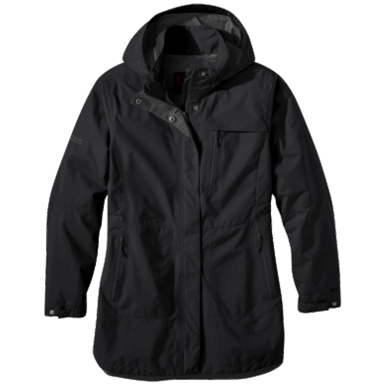 Outdoor Research Aspire Trenchcoat Für Damen Schwarz