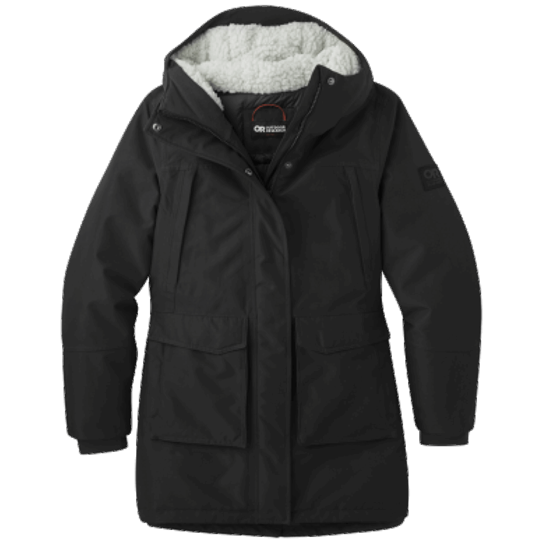 Outdoor Research Stormcraft Daunenparka Für Damen Schwarz