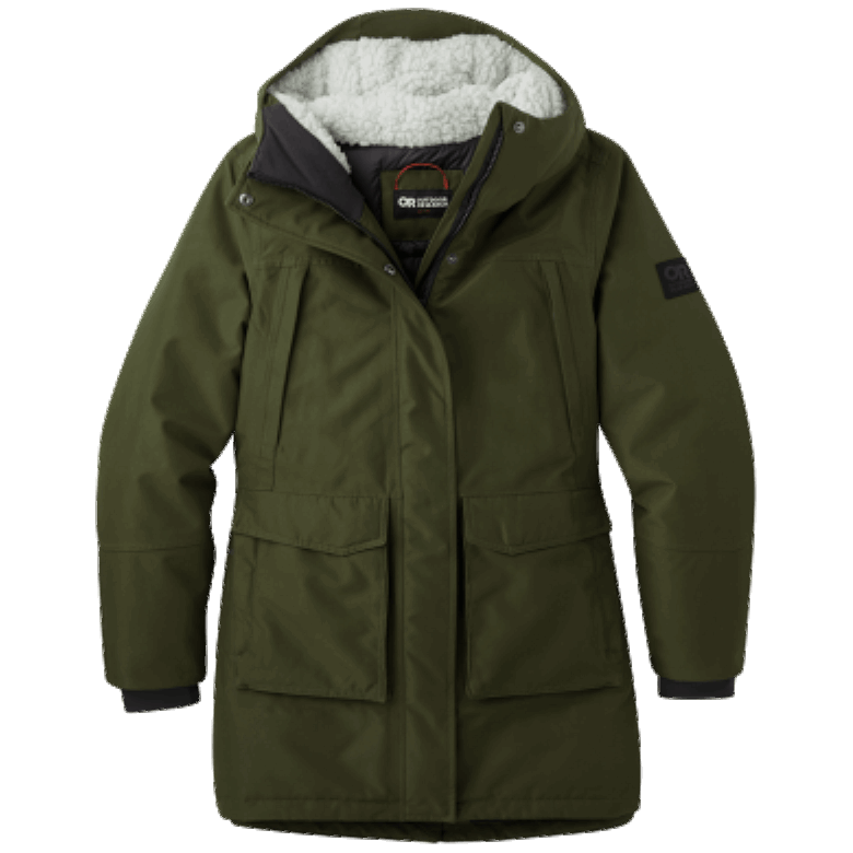 Outdoor Research Stormcraft Daunenparka Für Damen Aus Loden