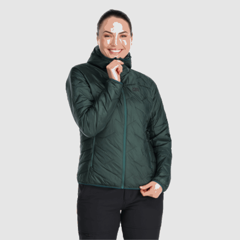 Outdoor Research Damen Superstrand Lt Hoodie Treeline