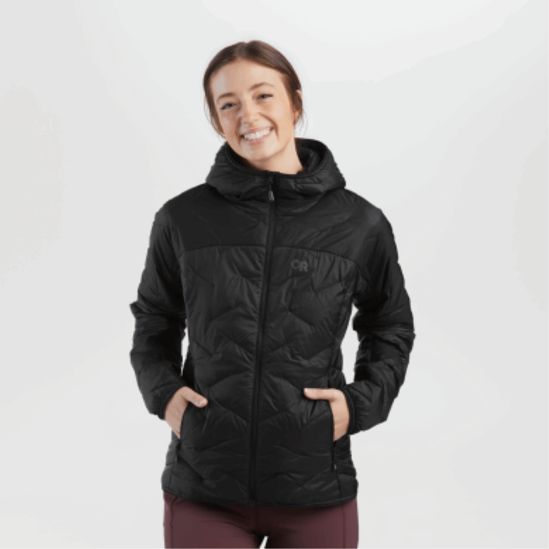 Outdoor Research Superstrand Lt Hoodie-plus Schwarz Für Damen