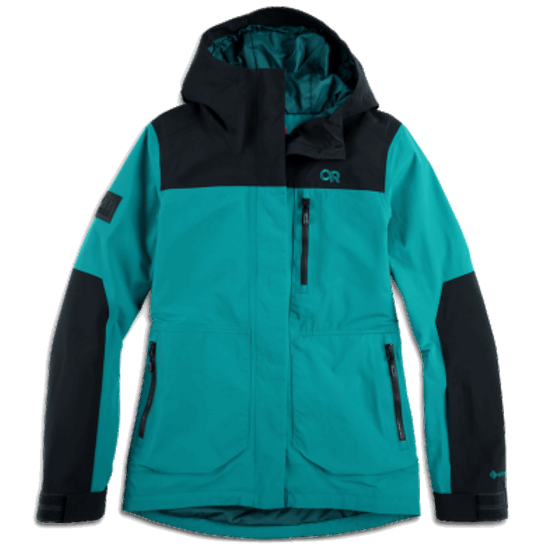 Outdoor Research Damen-Kulshan-Sturmjacke Deep Lake/Black