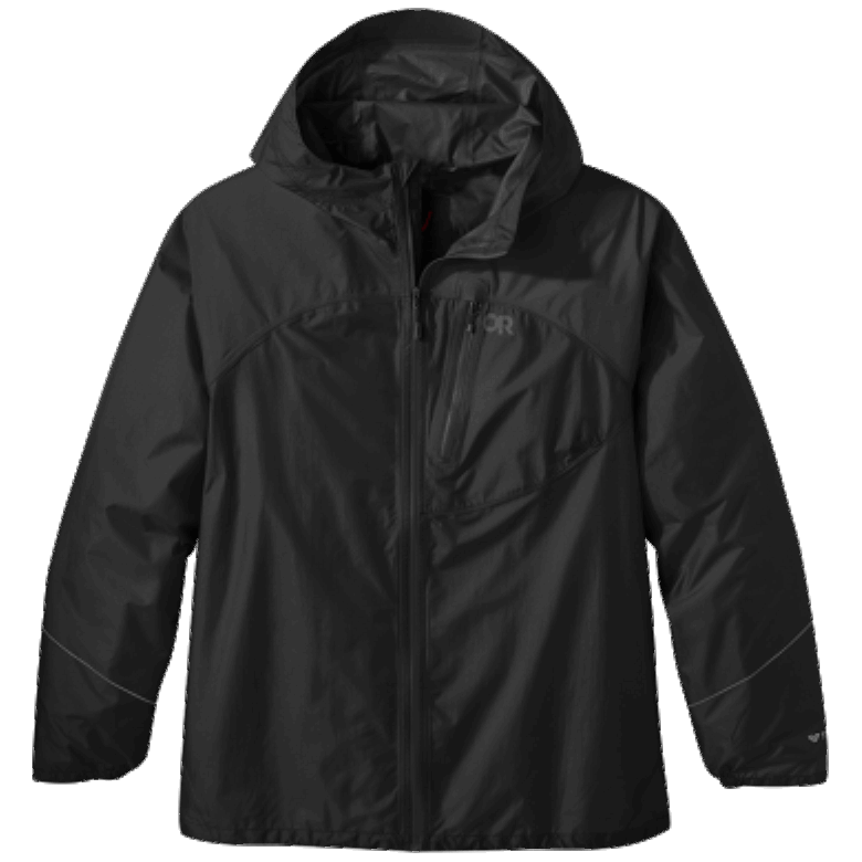 Outdoor Research Damen Helium Rain Plus Size Jacke Schwarz