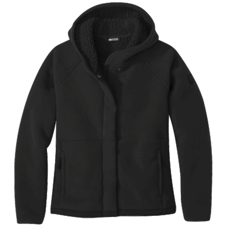 Outdoor Research Damen-Hoodie Juneau Fleece Schwarz