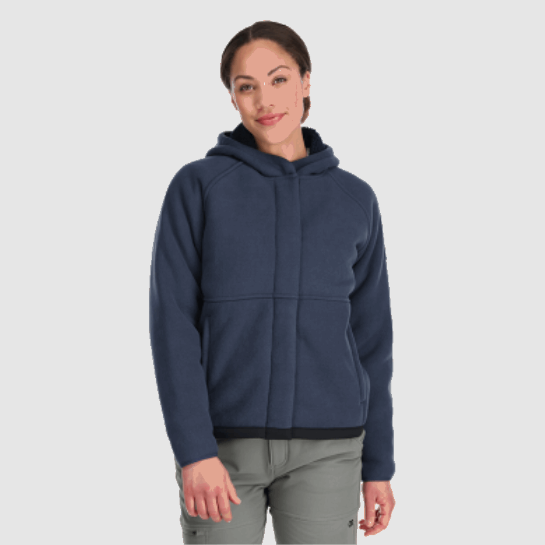 Outdoor Research Damen-Fleece-Hoodie Juneau Marineblau
