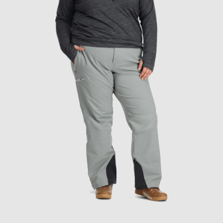 Outdoor Research Damen Cirque II Plus Size Hose Light Pewter