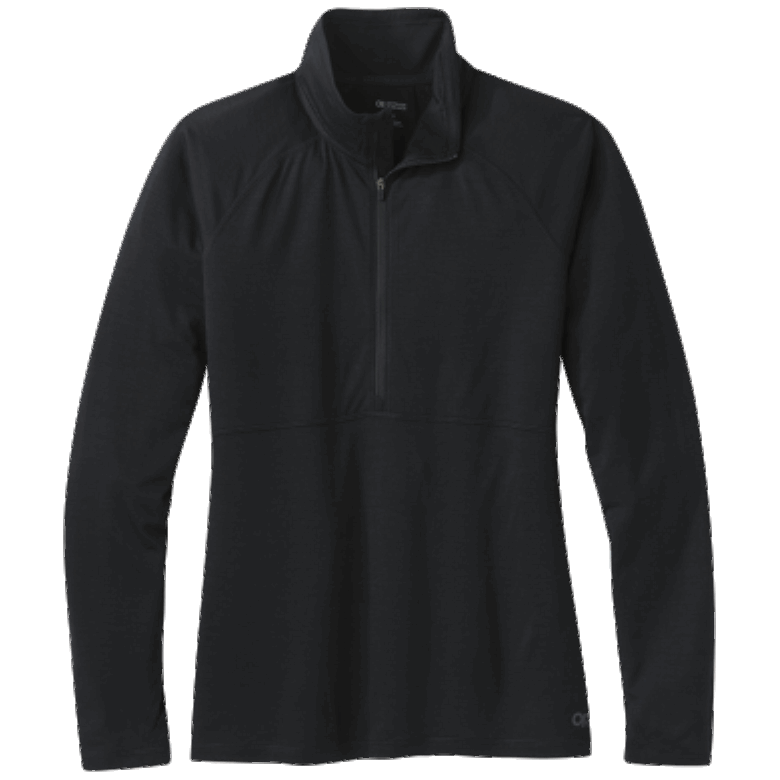 Outdoor Research Alpine Onset Merino Halbreißverschluss Für Damen Schwarz