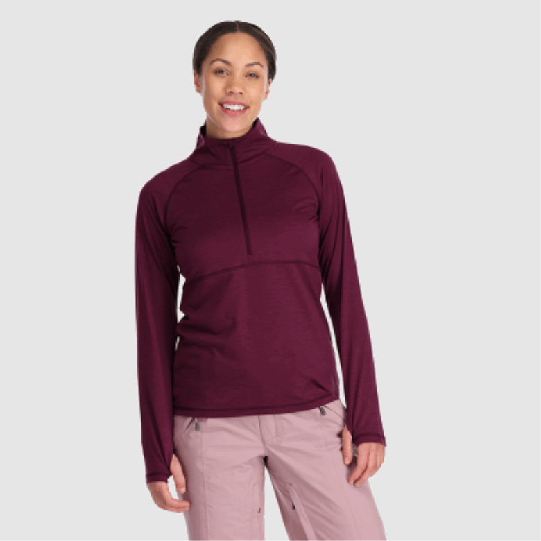 Outdoor Research Alpine Onset Merino Kalamata Mit Halbem Reißverschluss