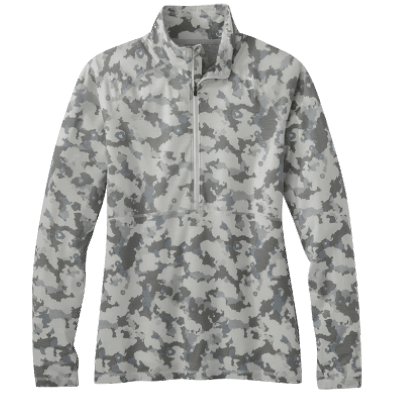 Outdoor Research Alpine Onset Merino Half Zip Snow Camo Für Damen