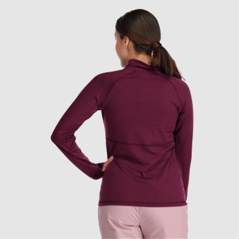 Outdoor Research Alpine Onset Merino 150 Halbreißverschluss Plus Kalamata Für Damen