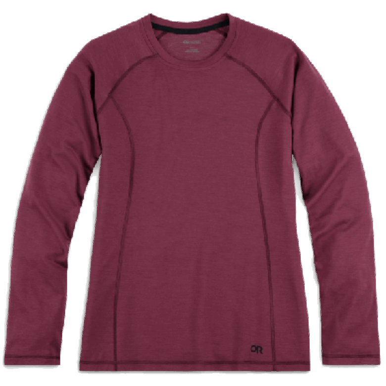 Outdoor Research Damen Alpine Onset Merino 150 Crew-Plus Charcoal Heather