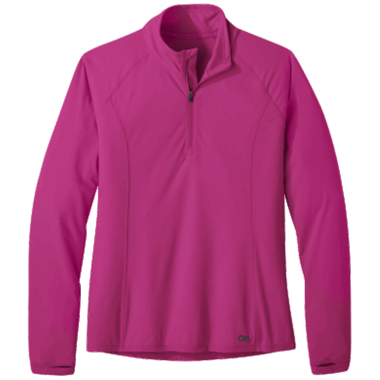 Outdoor Research Damen Echo Quarter Zip Fuchsia