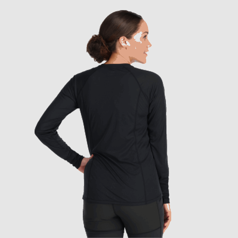 Outdoor Research Damen Echo Langarm T-Shirt Schwarz
