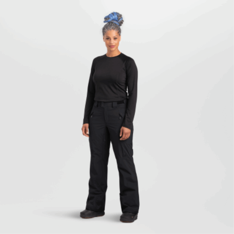 Outdoor Research Snowcrew Damenhose Plus Schwarz