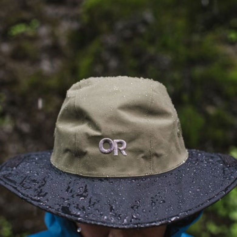 Outdoor Research Seattle Sombrero Regenhut Ermüdung/schwarz