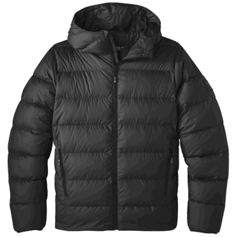 Outdoor Research Herren Coldfront Daunen Hoodie Schwarz