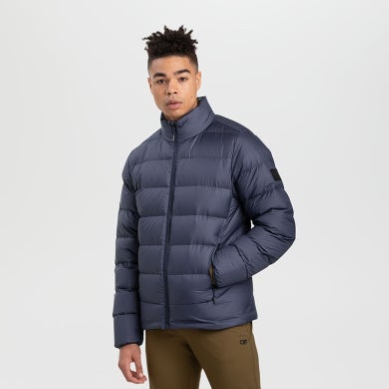 Outdoor Research Herren Coldfront Daunenjacke Marineblau