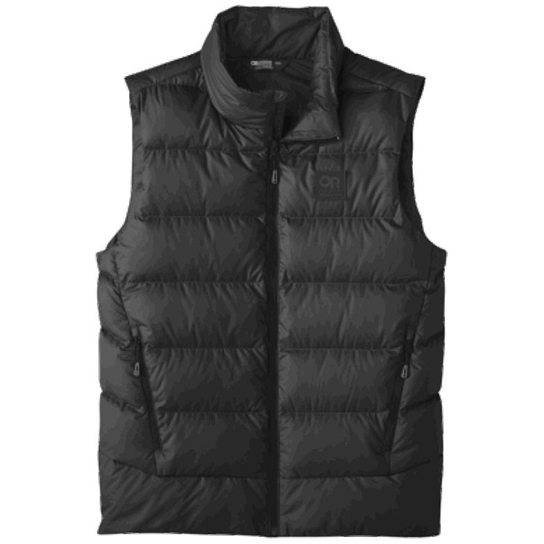 Outdoor Research Herren Coldfront Daunenweste Schwarz