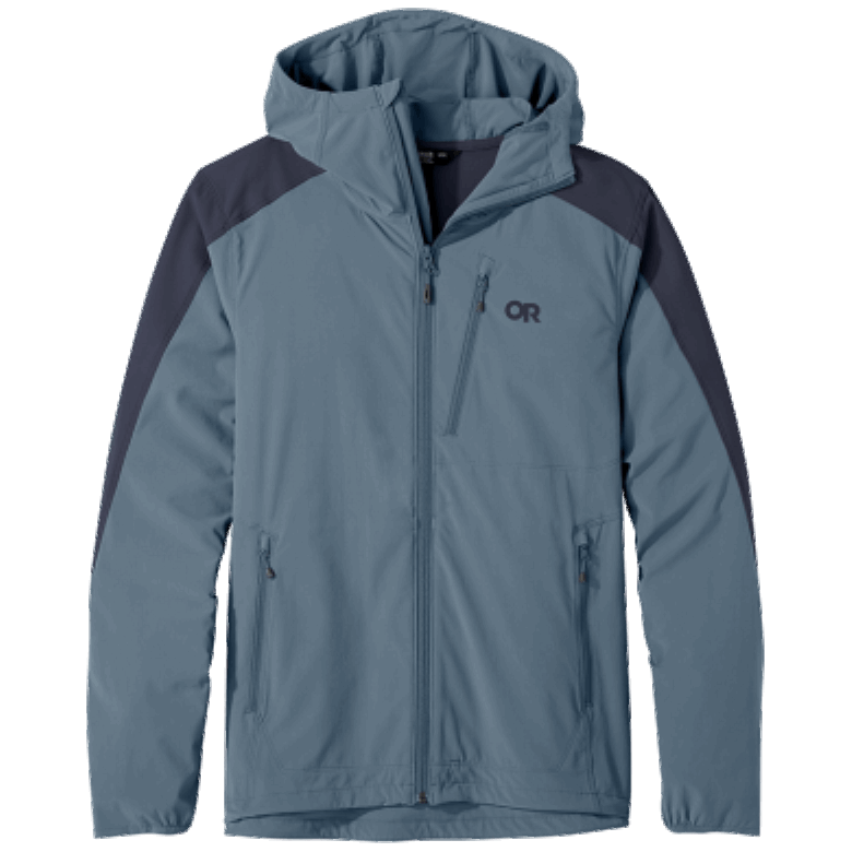 Outdoor Research Ferrosi Hoodie Herren Nimbus/Marineblau
