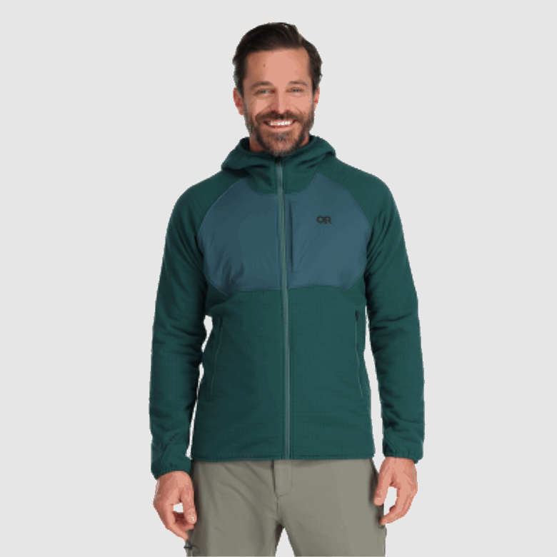 Outdoor Research Herren Vigour Plus Fleece Hoodie Treeline