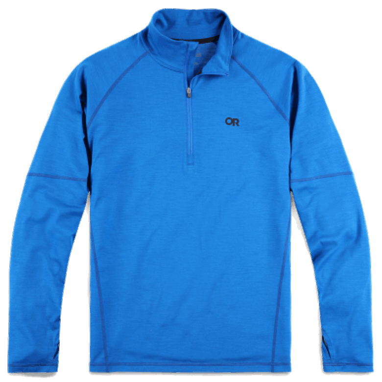 Outdoor Research Herren Alpin Onset Merino Quarter Zip Classic Blue