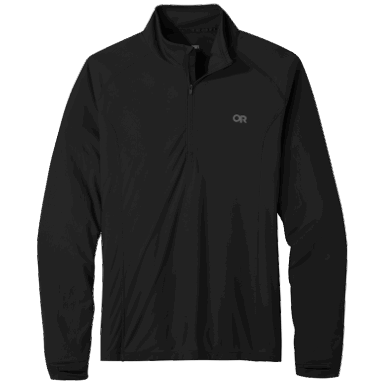 Outdoor Research Herren Echo Quarter Zip Schwarz